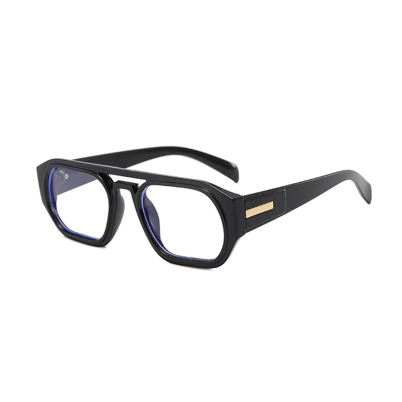Neue Vintage Quadratische Sonnenbrille für Damen und Herren Marken-Rechteck-Sonnenbrille Ovale Brillen für Männer und Frauen – Detail 19