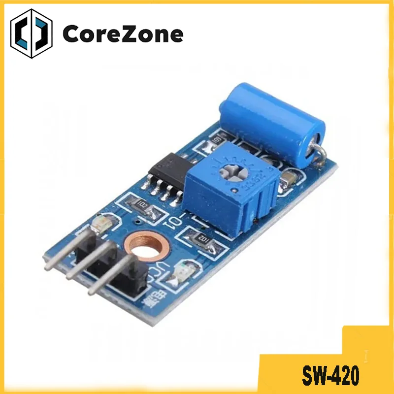 10pcs Normally Closed Type Vibration Sensor Module Alarm Sensor Module Vibration Switch SW-420
