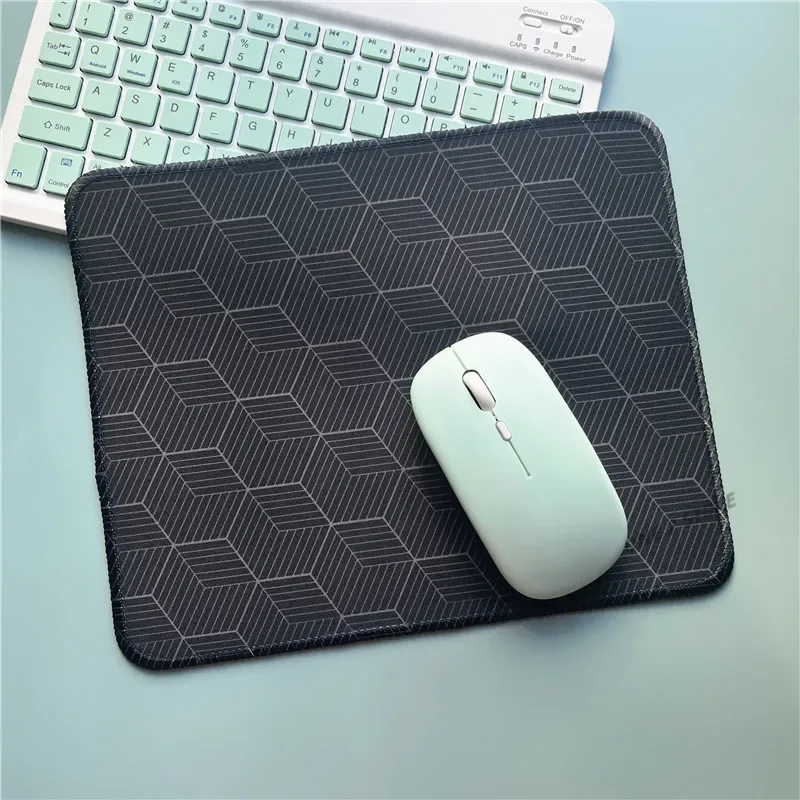 

Gaming Laptops Small Mouse Pad Wrist Protector Mouse Pad Black Grid Office Supplies Desk Accessories Luxury Notebook Accessories