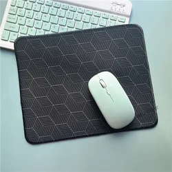 Gaming Laptops Small Mouse Pad Wrist Protector Mouse Pad Black Grid Office Supplies Desk Accessories Luxury Notebook Accessories