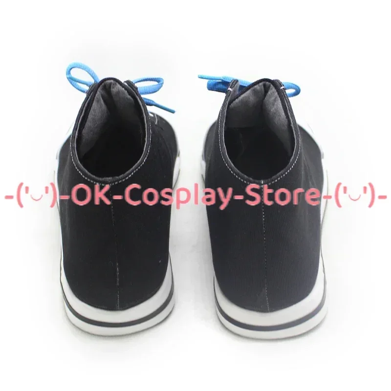 [حسب الطلب] لعبة الأزرق الأرشيف كورومي سيريكا تأثيري أحذية أنيمي لعب الأدوار الدعامة هالوين كرنفال حفلة بولي Leather الأحذية الجلدية