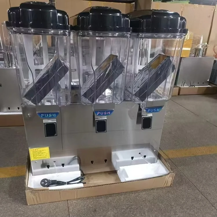 Picture 4: Three-cylinder milk tea machine Hot and cold drinking machine Support beverage making machine with heating function