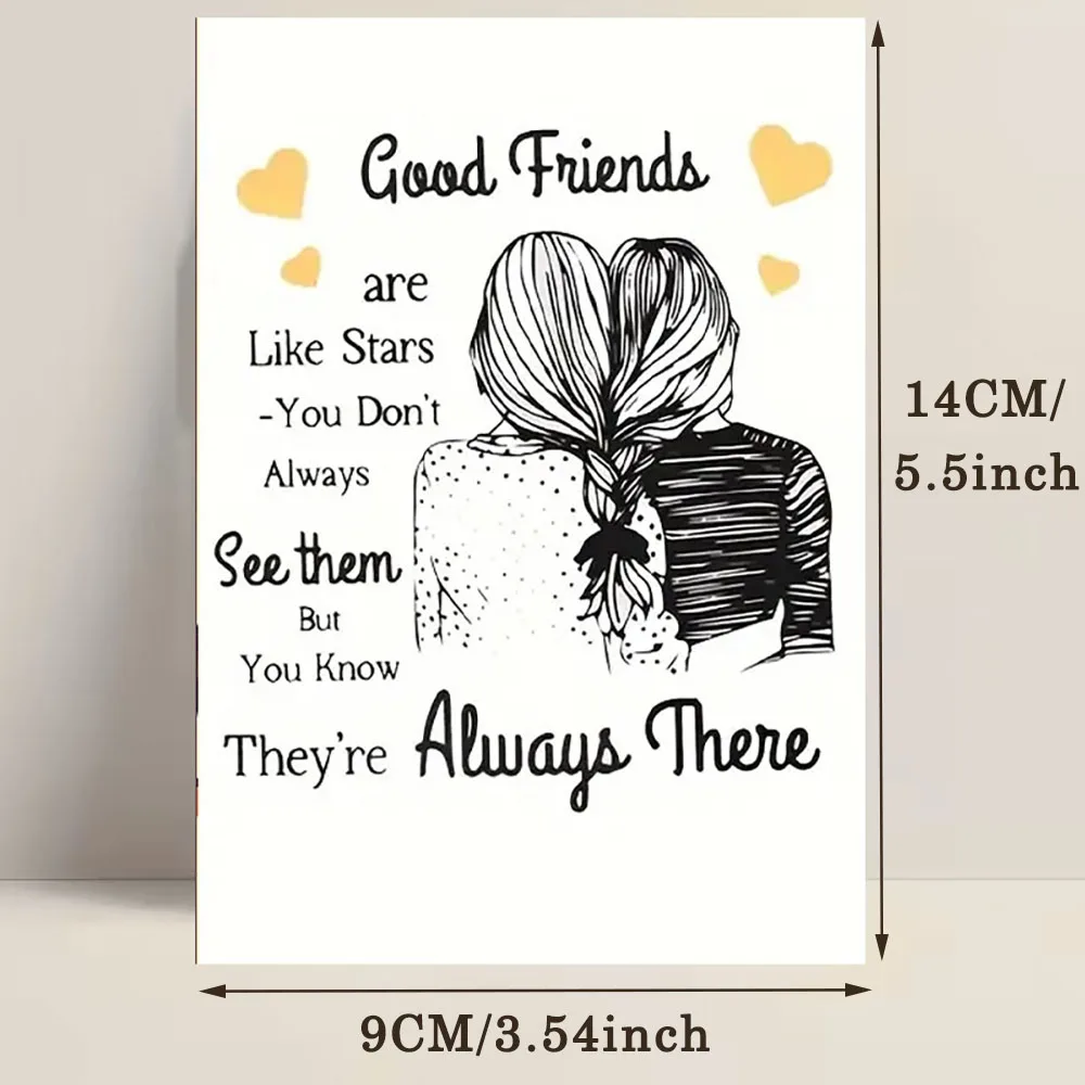 2/4/8pcs nome personalizado e cartões de aniversário (para enviar desejos aos amigos)