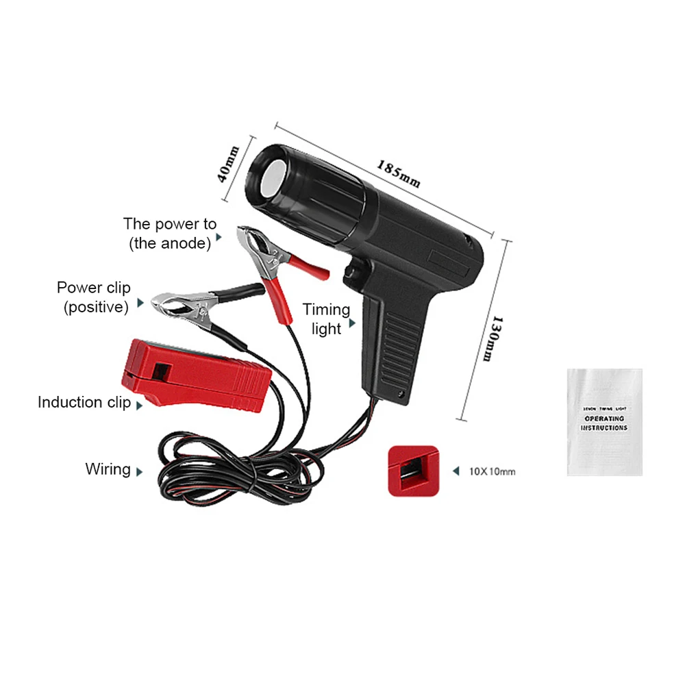 

Автомобильный двигатель мотоцикла, ремонт зажигания, таймер, 12,0 В, осмотр синхронизации, тестер быстрого обнаружения, универсальный