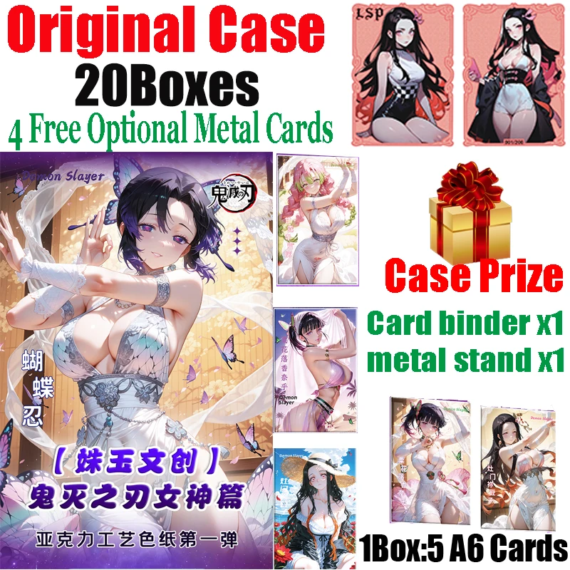 

New Shuyu Demon Slayer Goddess Edition Acrylic Craft Colored Paper Vol.1 Anime Nezuko Shinobu Mitsuri Quality Sexy Goddess Cards
