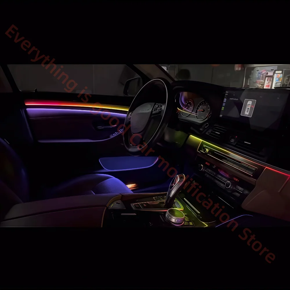 

For BMW 5 series F10 F18 RHD Ambient Light LED Atmosphere Lamp Car interior lighting upgrade Car accessories 1:1 trim panel LHD