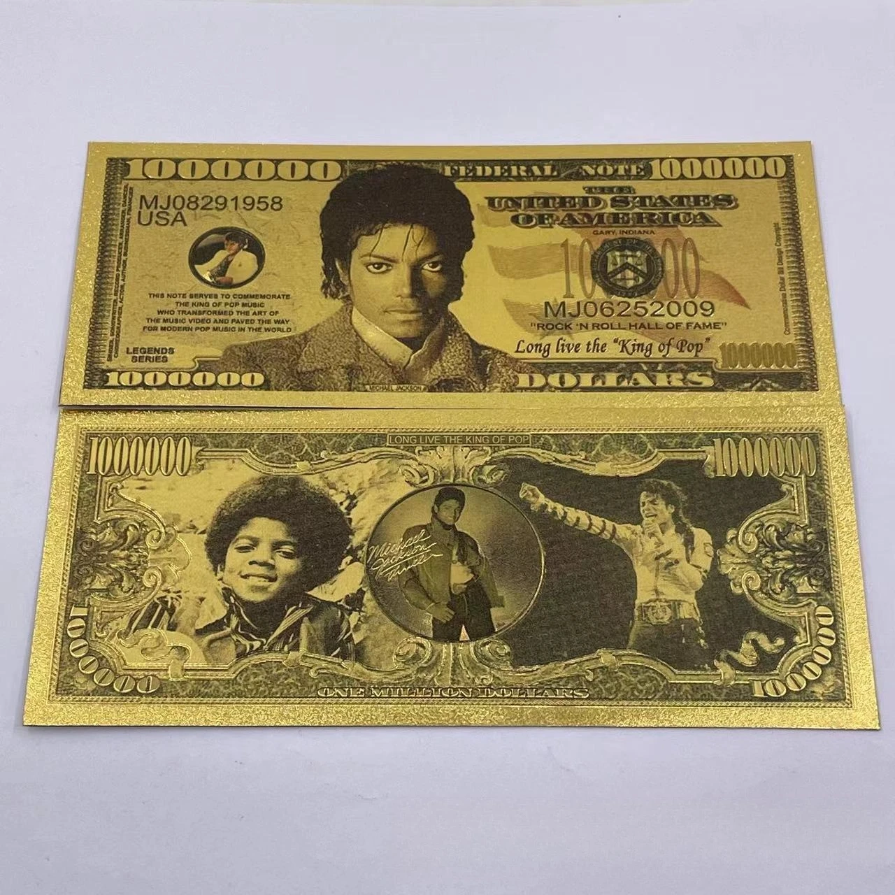 마이클 잭슨 기념 티켓 카드 - 수집가용 팬 기념품, 음악 애호가를 위한 감성적인 추억 선물