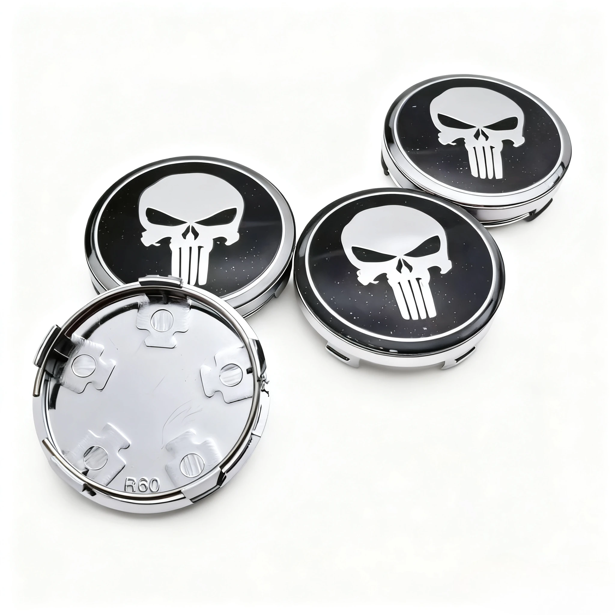 Skull Wheel Center Caps 1