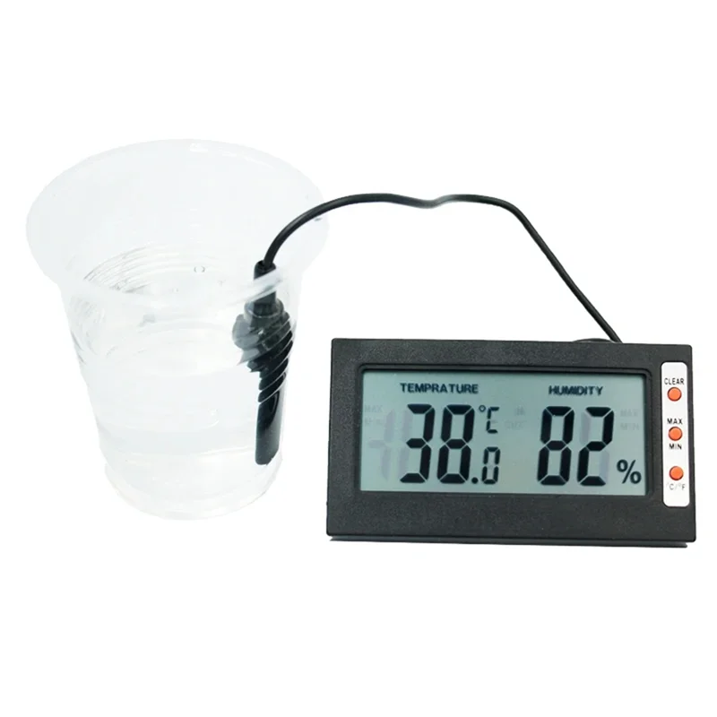 Полный внутренний цифровой электронный термометр, гигрометр, ЖК-дисплей, измерительный датчик, тестер, детектор температуры и влажности