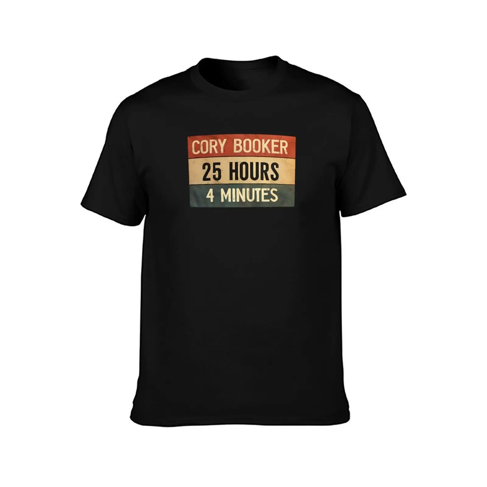 Senator Cory Booker Filibuster Cory FiliBooker New Jersey T-Shirt Fashion Casual Short Sleeve Top T-Shirt