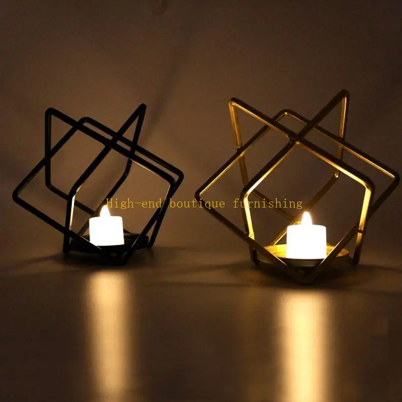 Nordic Geometric Candlestick Holders 2