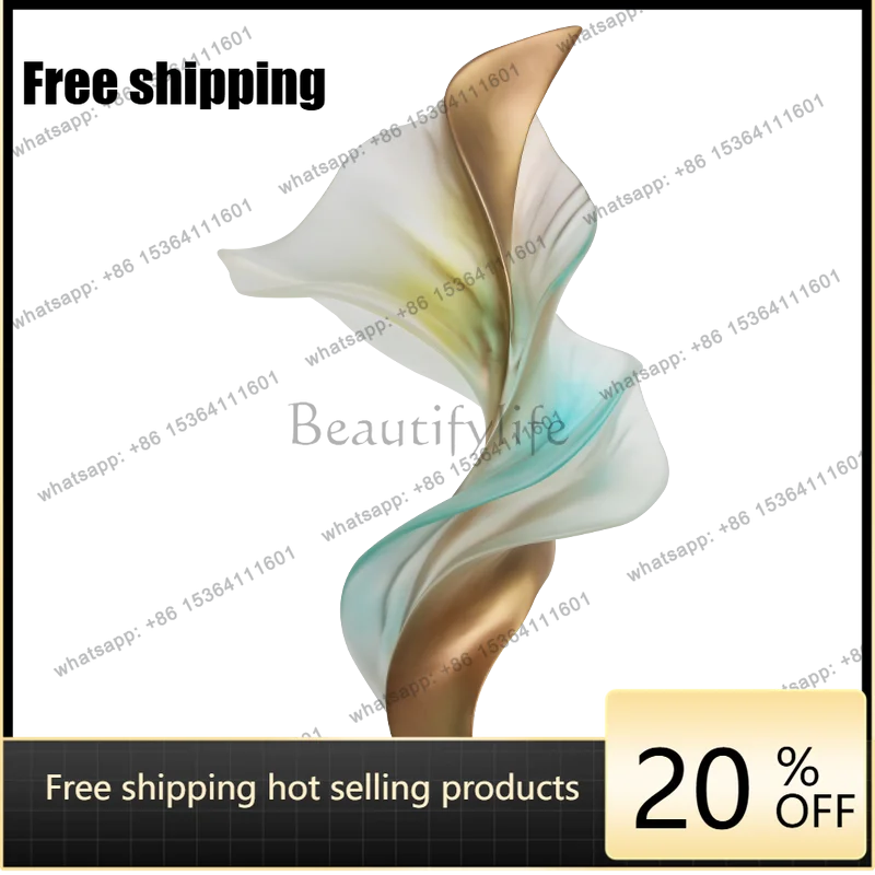 YJ entrance light luxury ornament staircase corner soft decoration resin sculpture artwork