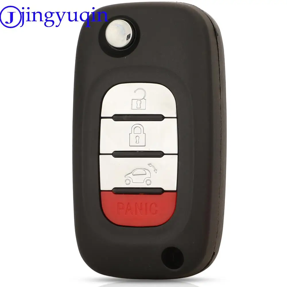 Jingyuqin zmodyfikowany zdalny kluczyk do samochodu mercedes-benz Smart Fortwo 451 2007 2008 2009 2010 2011 2012 2013 433Mhz ID46