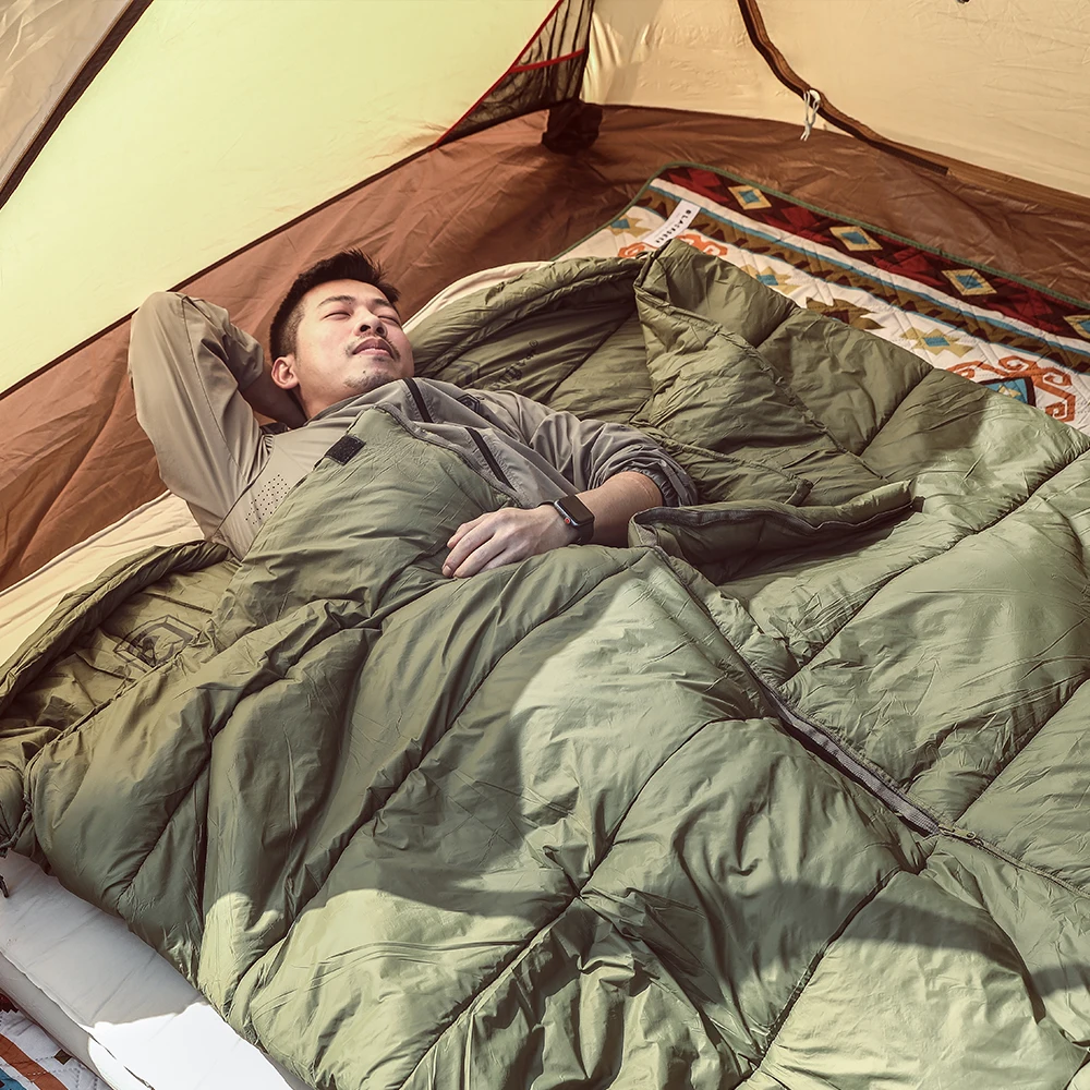 Emersongear Blue Label Envelope Polar Sleeping Bag L/R Bunting Hunting Outdoor Sports Training Hiking Nylon OD