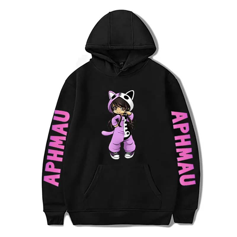 

Aphmau Hoodies Fashion Men's And Wome;s Sweatshirts Autumn Winter Print Hoodie Streetwear Kawaii Kids Tops Anime Pullovers