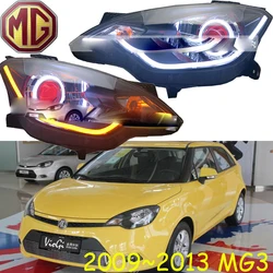 car bumper headlamp MG3 headlight MG 2009~2013y LED DRL car accessories HID xenon MG3 front light fog