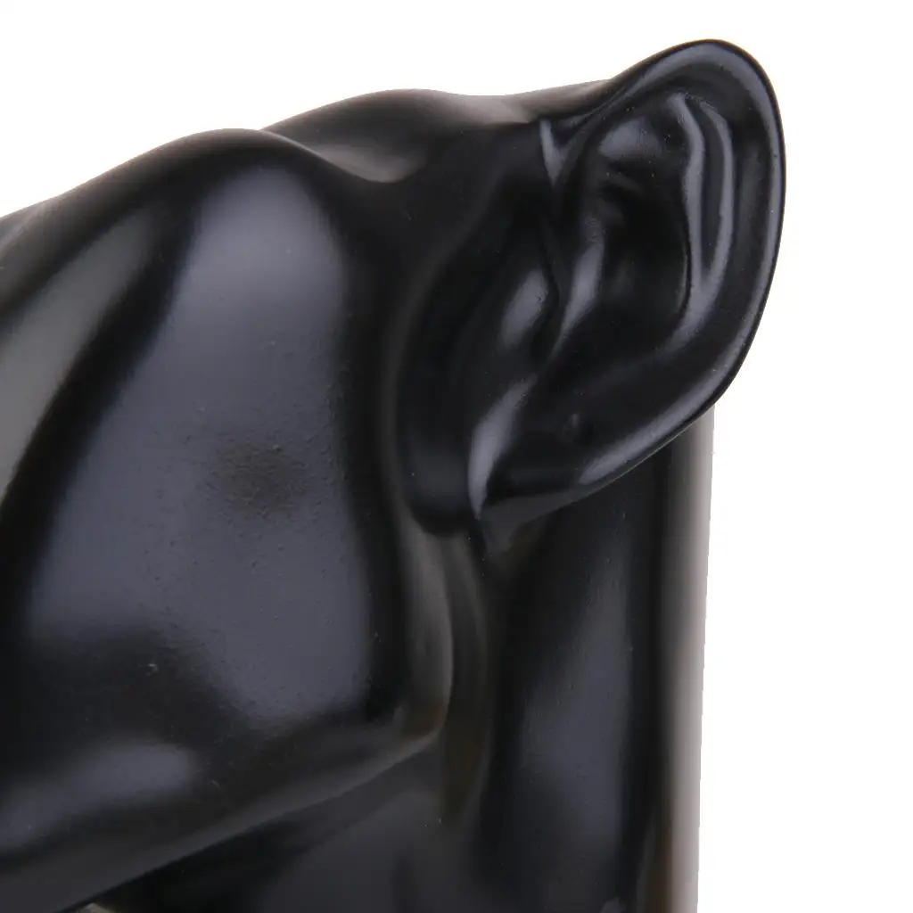 

Black Resin Figurine Model Necklace Earring Studs Jewelry Display Stand Rack Showcase
