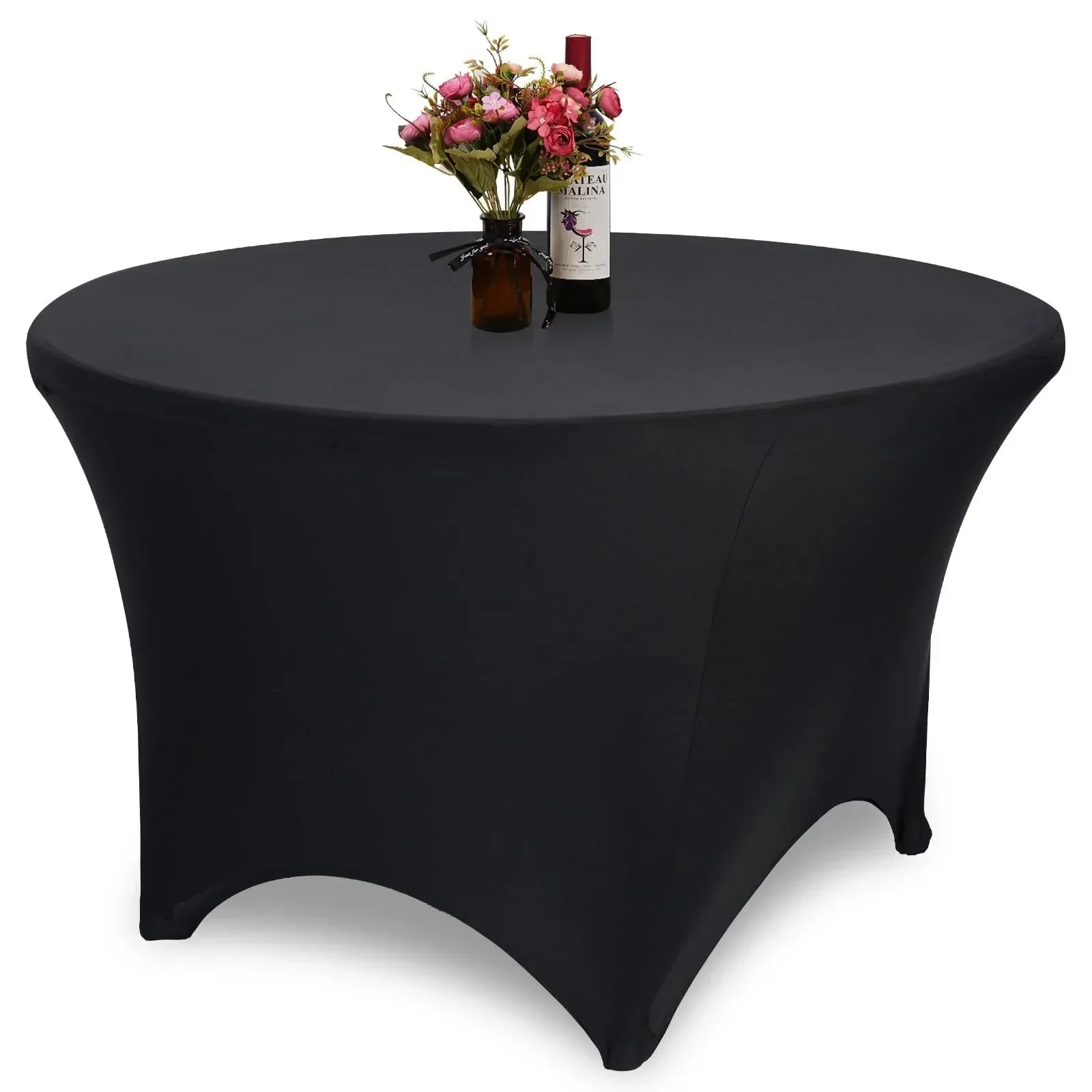 

Spandex Round Circle Wedding Table Cover Table Cloth For Events