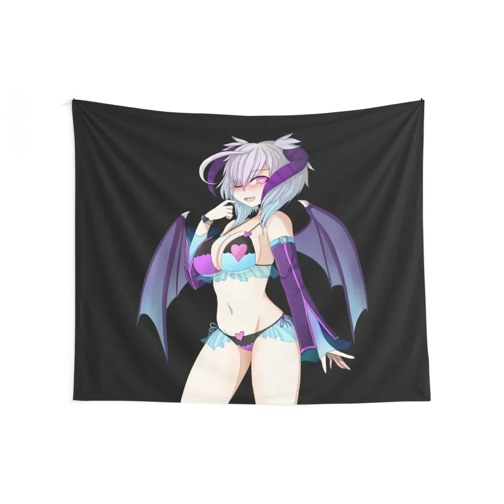 Demon Girl succubus Tapestry Decoration Room Outdoor Decor Wall Art Tapestry