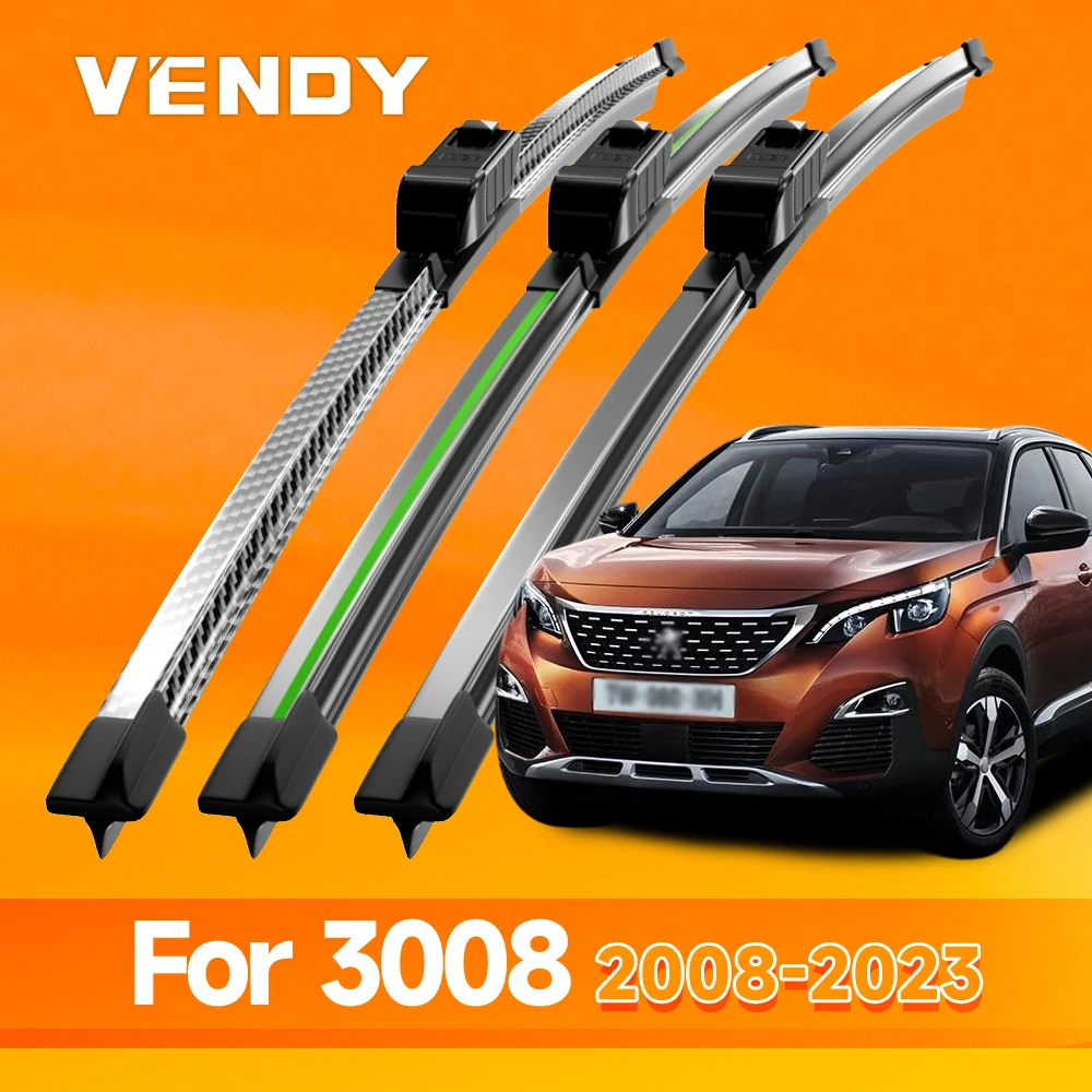 2 stücke Für Peugeot 3008 2008-2023 Frontscheibe Wischer Klingen Windschutzscheibe Fenster Zubehör 2009 2011 2013 2015 2016 2018 2020