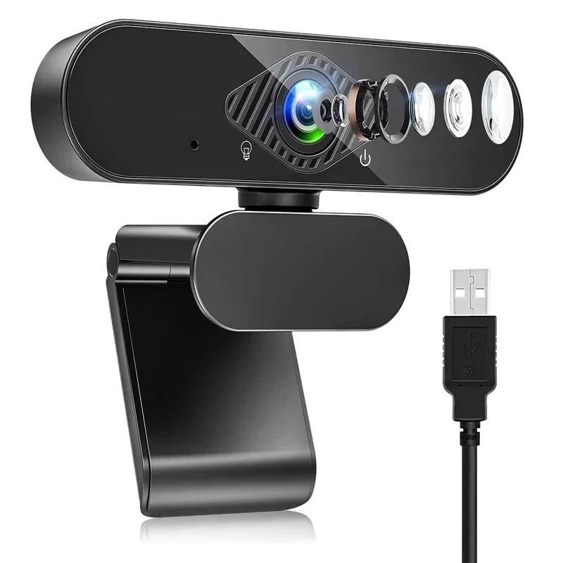 Webcam 1080P Web Camera With Microphone For PC Computer Mini Camera USB Webcan Full HD 1080P Cam Autofocus Web Can Webcamera