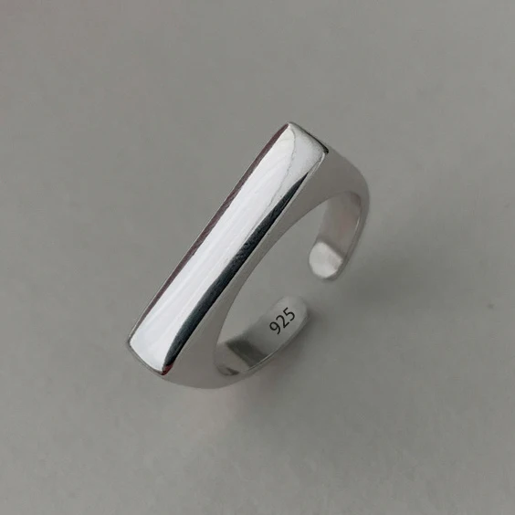 Women's 925 Silver Adjustable Pearl Ring, Elegant Gift