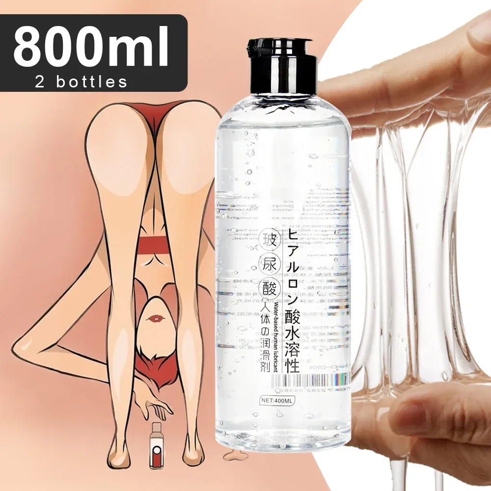 Lubrificante para o Sexo 200ml/400ml/800ml Sexo Sémen Anal Lubrificação Gel Óleo de Massagem Anal Vagina Lubrificante Para Casal Gay