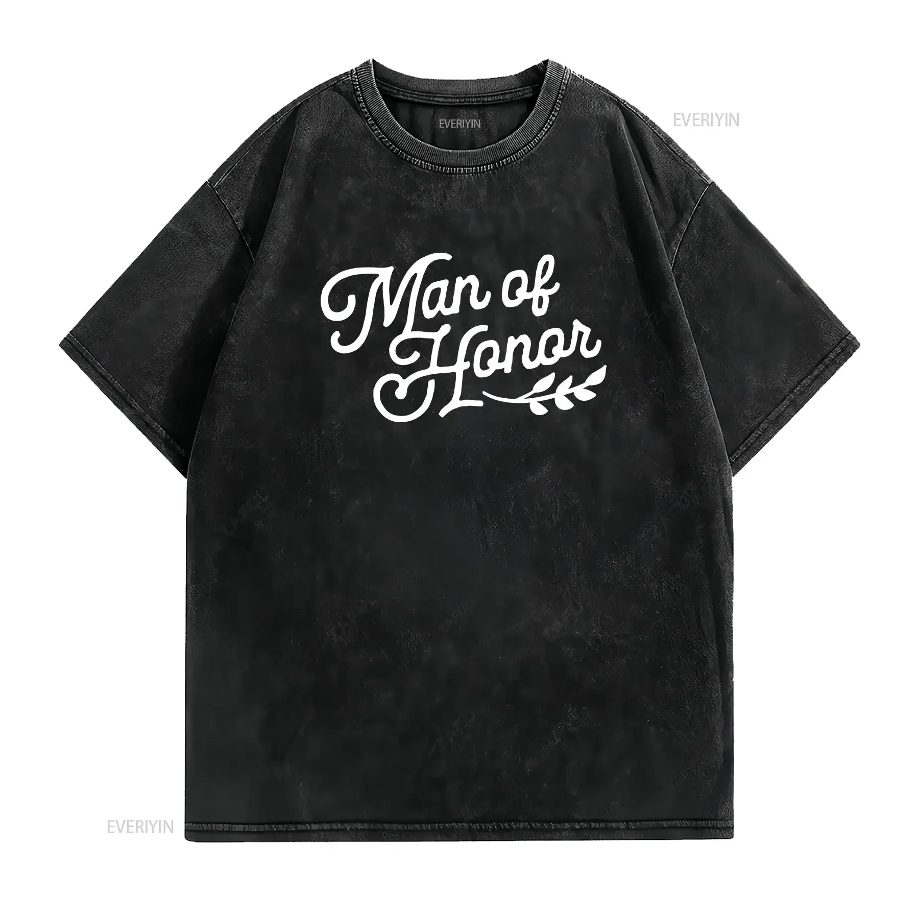 Man of Honor  T Shirt Big and Tall Sizes proposal box gift ideas Guy Maid vintage Washed Slightly Soft Unisex