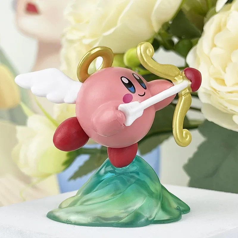 Kawaii Kirby model figurki Anime rysunek hurtownia Kirby Mini kolekcja lalek ozdoba na biurko uroczy prezent dla lalki