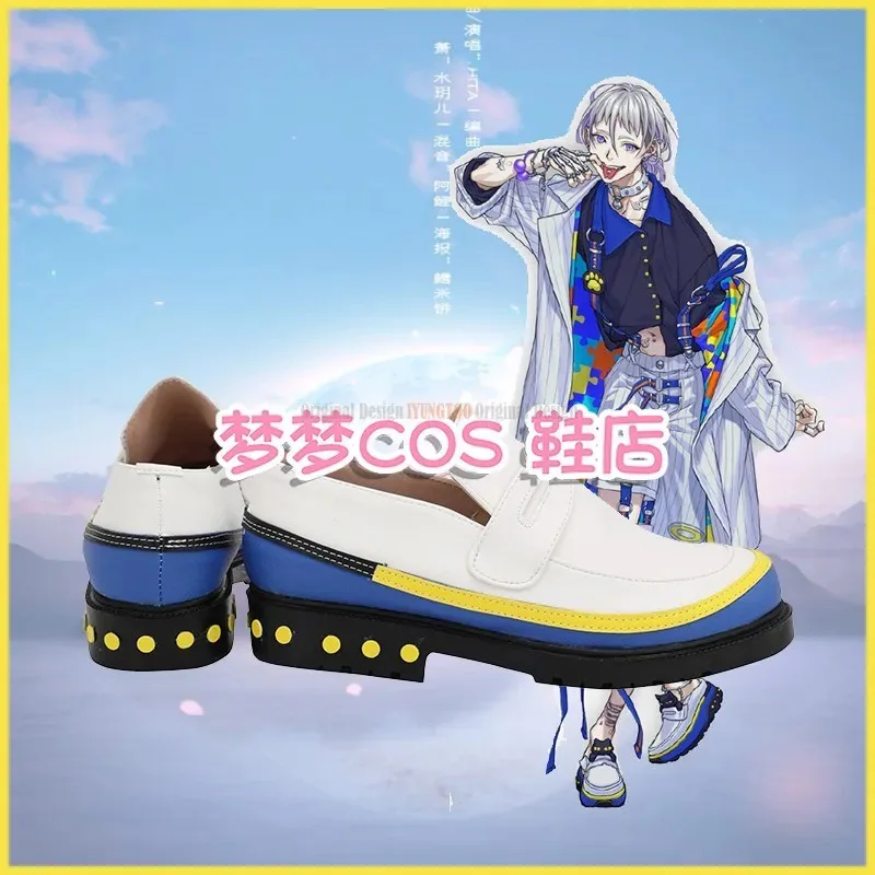 

qq98Paradox Live Natsume Ryu Обувь с персонажами аниме Обувь для косплея Сапоги Костюм для вечеринки Опора