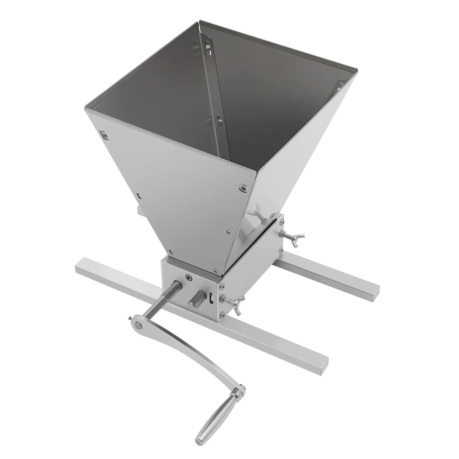 

4-liter manual grain crusher, malt mill, adjustable malt mill,waste grinder,flake extruder with 2 aluminum rods,for home brewing