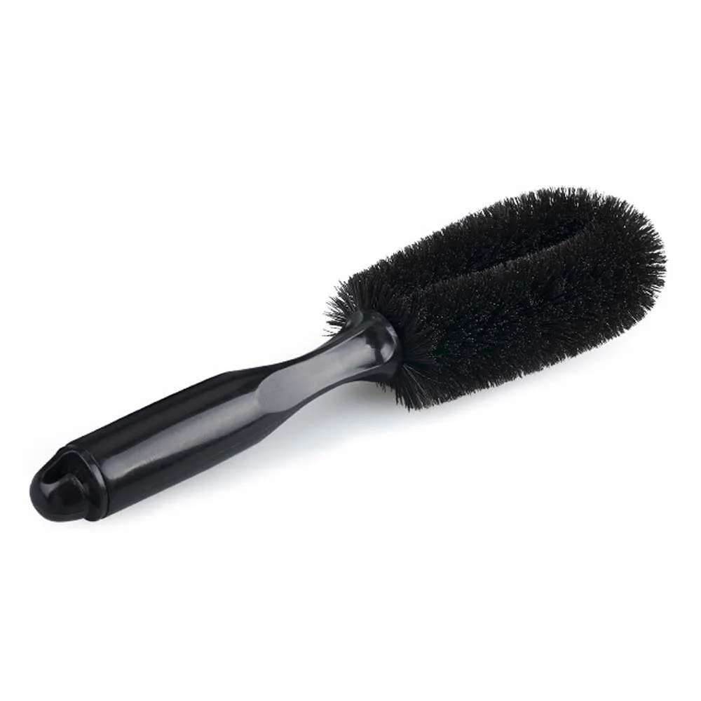 Soft Car Accessories with Handle Cleaning Tool Brush Tire Cleaner Car Wheel Brush Detailing Cleaning Brush Rim Scrub Brush