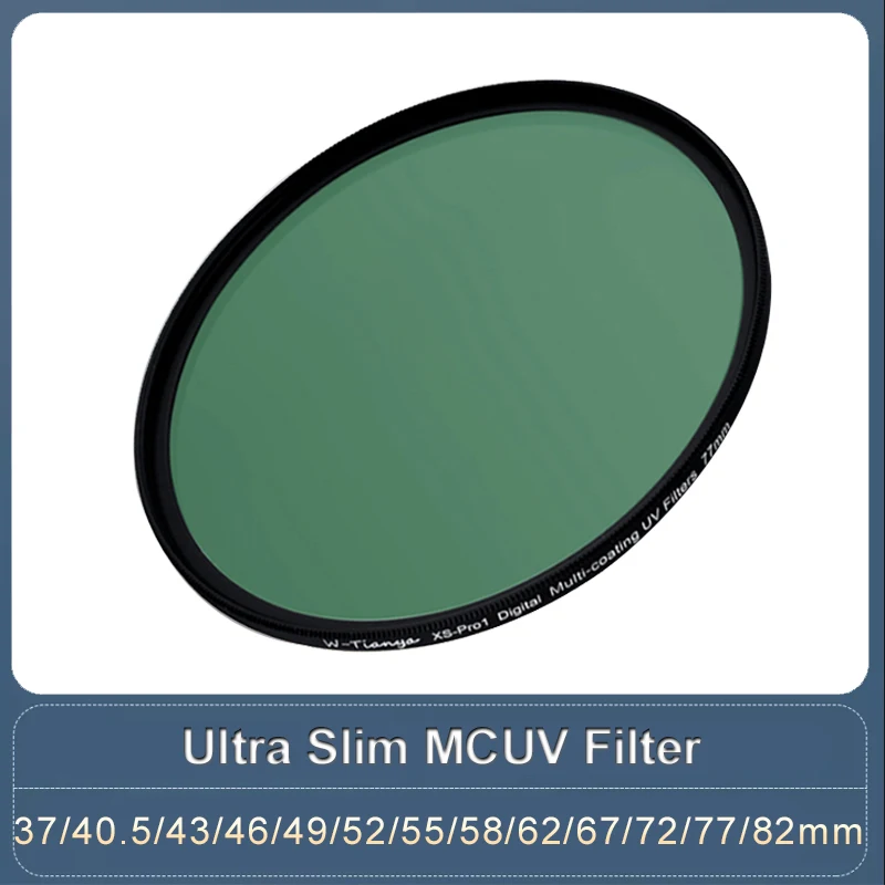 Ultra Dunne Mc Uv Filter Mcuv Multi-Coating Camerafilter Fuji Sony Nikon Canon 37 39 40.5 43 46Mm 49Mm 52Mm 58Mm 62Mm 67Mm 77 82