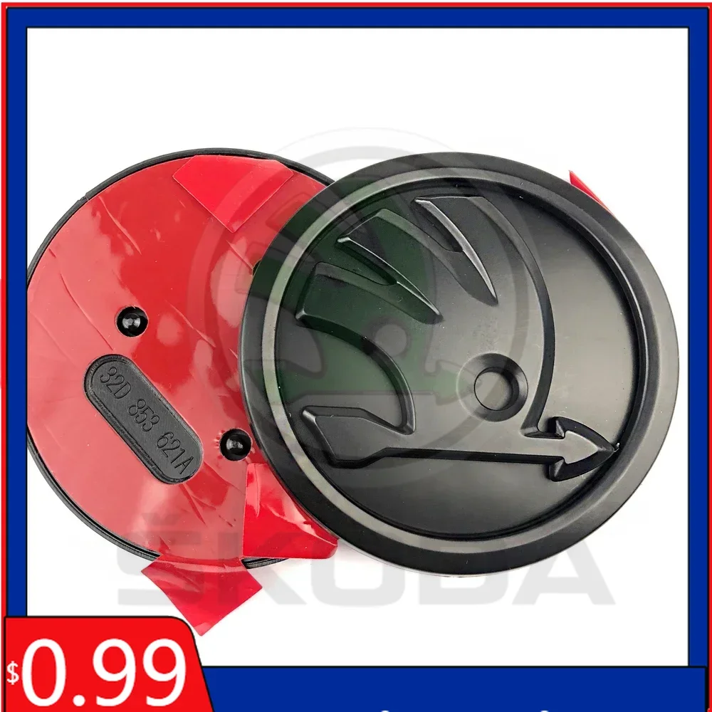 

Наклейка на автомобиль для SKODA, 2 шт., 80 мм, 90 мм, 3D эмблема, значок на капот, передний и задний багажник, логотип для Skoda Fabia 1 2 Octavia A7 RS Superb Rap