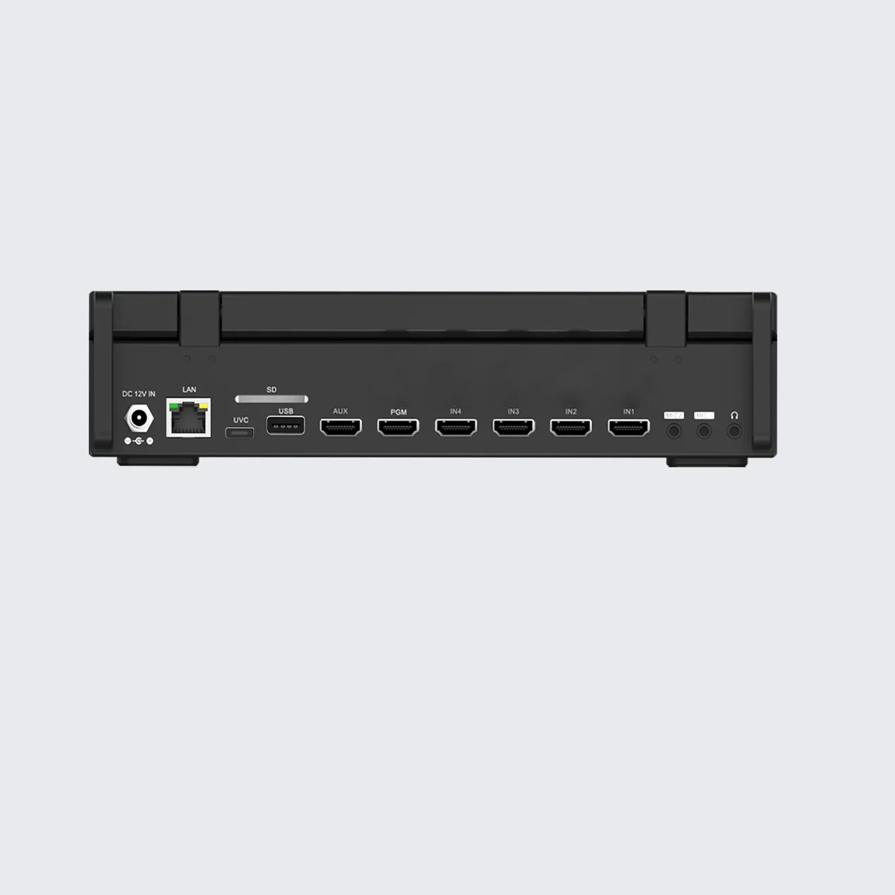 Movmagic MF10 Foldable 10.1 Inch Screen Hot Sale HD 4CH Metal Video Switcher HD MI/USB Inputs For Live Streaming Broadcasting