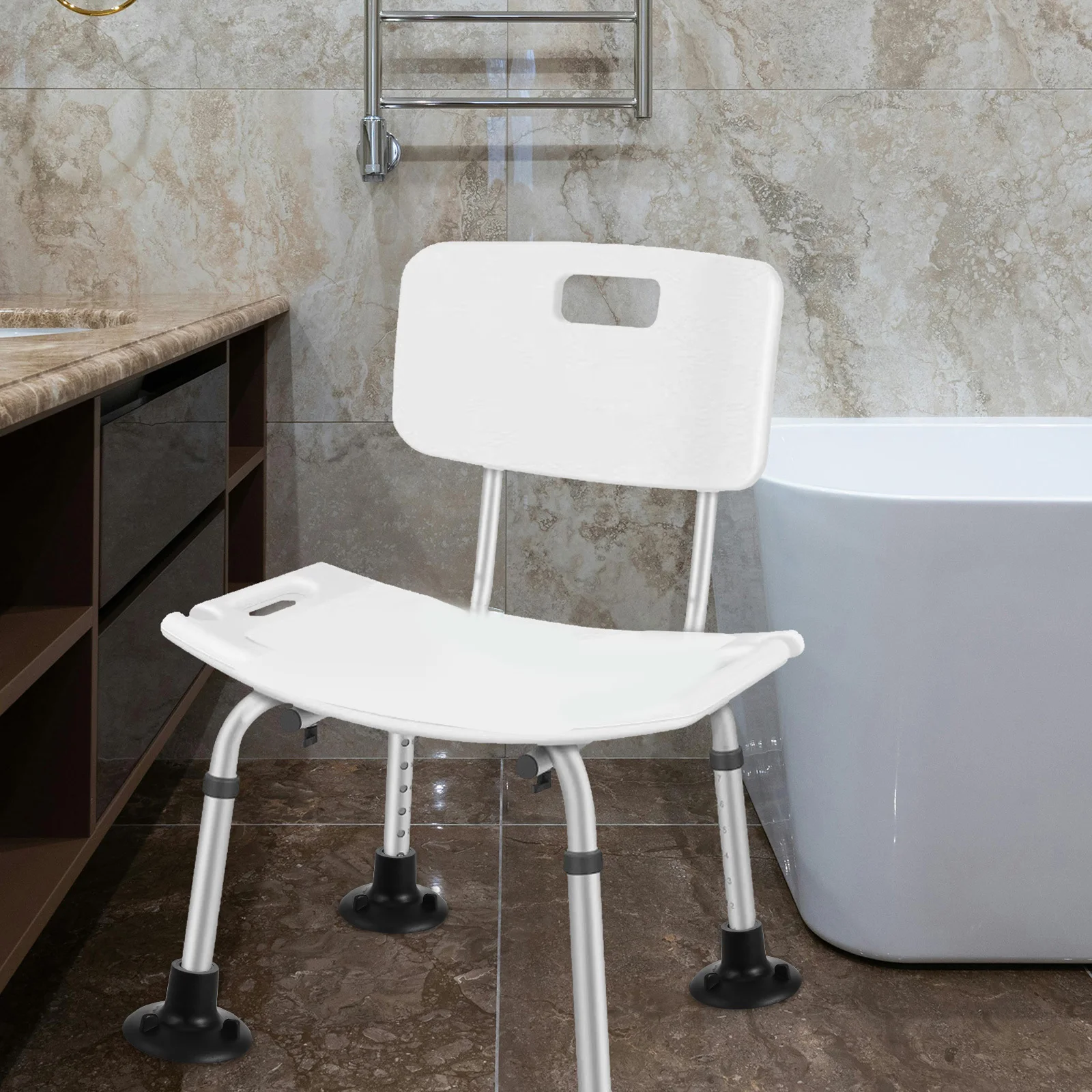 4 قطعة كرسي المرحاض أقدام مطاطية منصات عدم الانزلاق استبدال كرسي الساق قبعات لحماية الأرض دش السرير صوان البراز #2