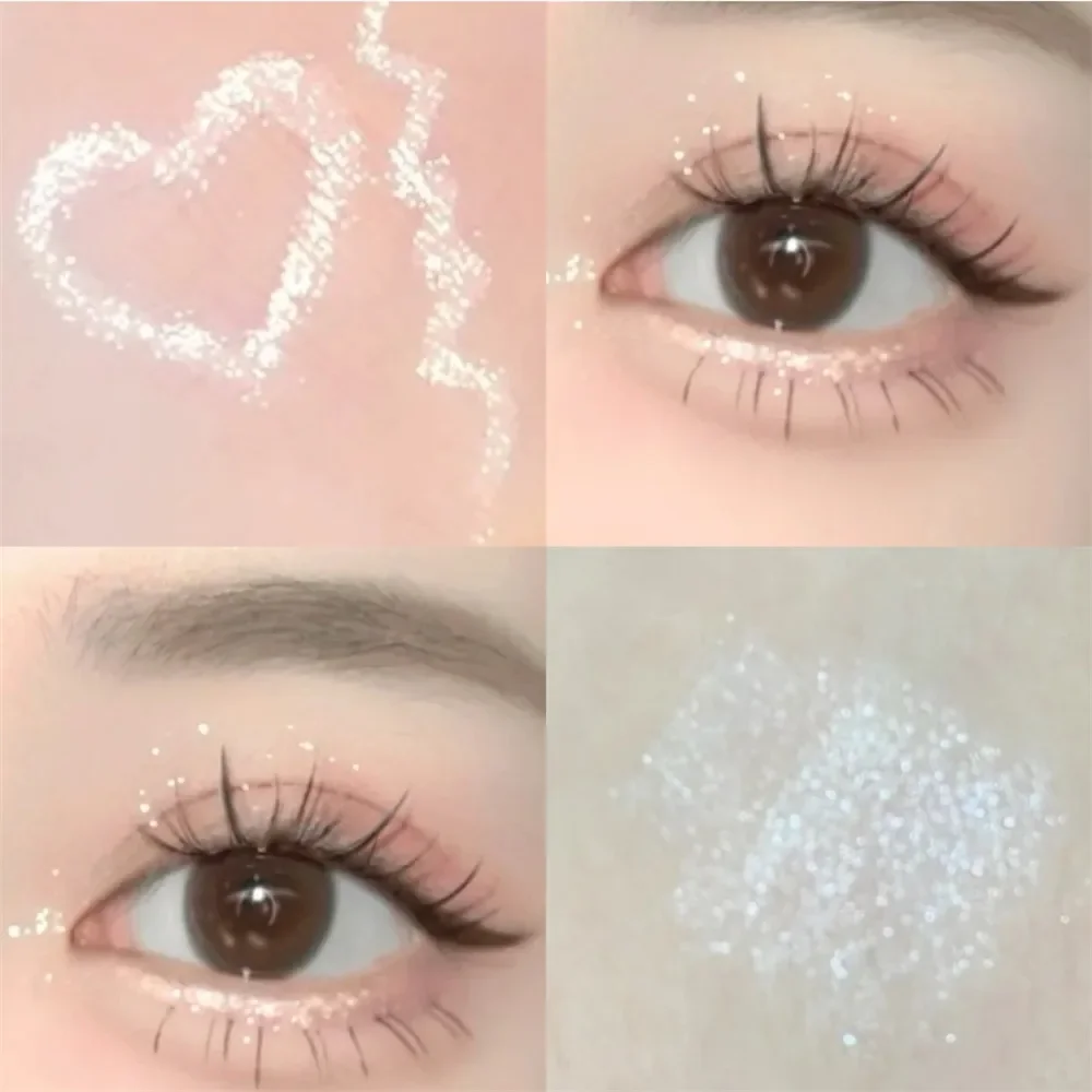 Bâton de fard à paupières imperméable 4 couleurs |   Surligneur longue tenue pour femme |   Stylo d'accent Lash Line (worm à soie couché)