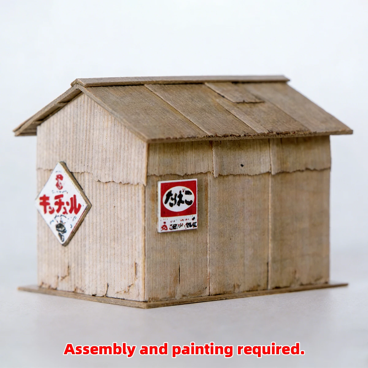 Architekturmodell-Bausatz Miniatur-Gebäude Ländliches Haus Blockhaus Holzhäuser Diorama Maßstabsmodell-Bausatz 1/35/48/64/72/87 – Detail 1