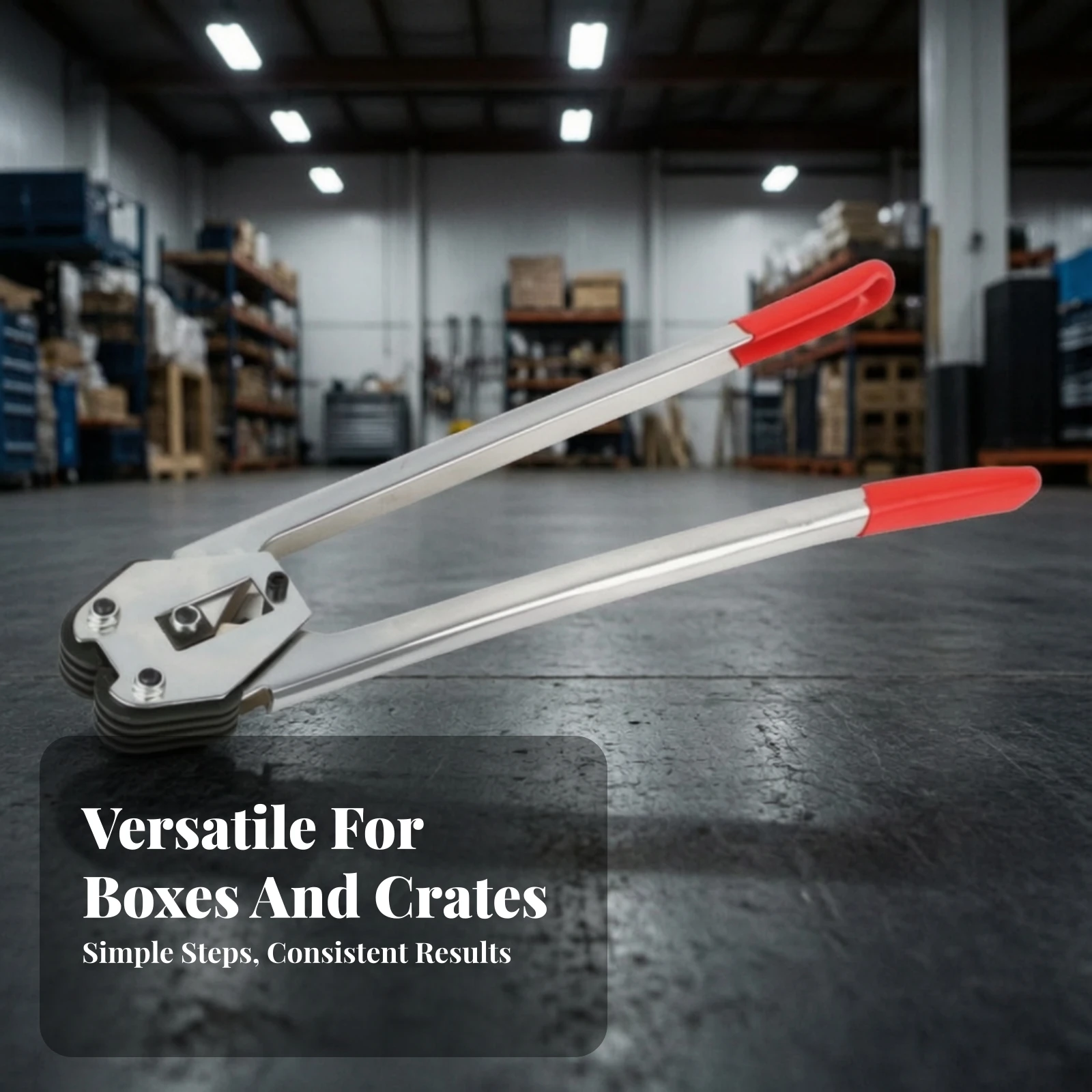 PET Plastic Strapping Tool Compact Manual Strapping Tool Lightweight Easy to Operate for Packers, Packaging Stations