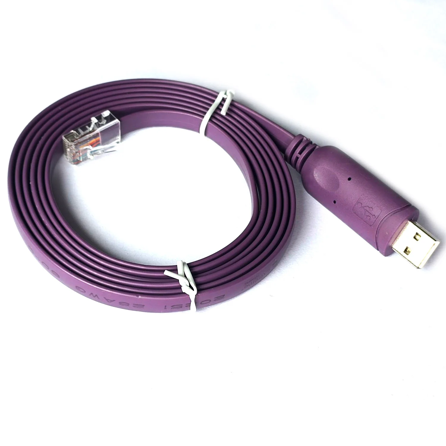 

Консольный кабель USB/RS232/RJ45 к USBA фиолетового цвета для Extreme XN-RJ45-USBA-CONSOLE-CBL