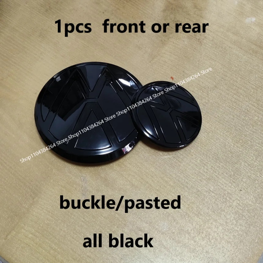 

All Black Front or Rear Emblem Badge For PASSAT LAVIDA Sagitar BORA JETTA GOLF POLO Lamando T-Cross TACQUA T-ROC MAGOTAN Arteon