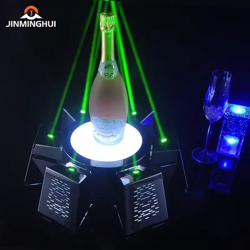 VIP Service Rechargeable Acrylic Led Glorifier Display Champagne LED Bottle Presenter Display for NightClub