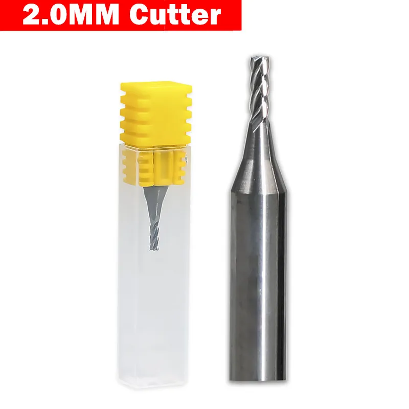 2.0MM Milling Cutter (Diameter 4mm) for 2M2 TANK 2 Pro TANK II Pro CNC Key Cutting Machine