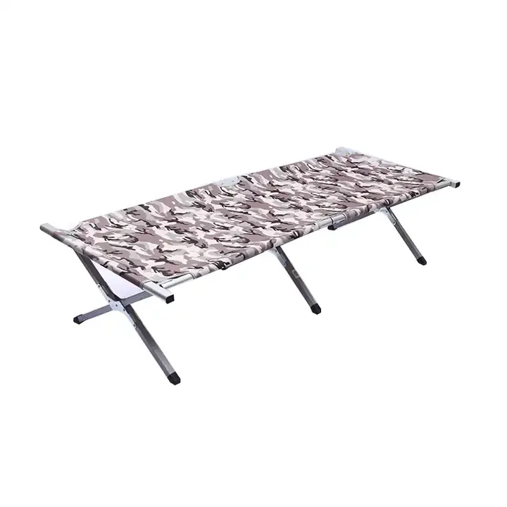 Portable Foldable Aluminum Stretcher Sleeping Folding Camping Bed