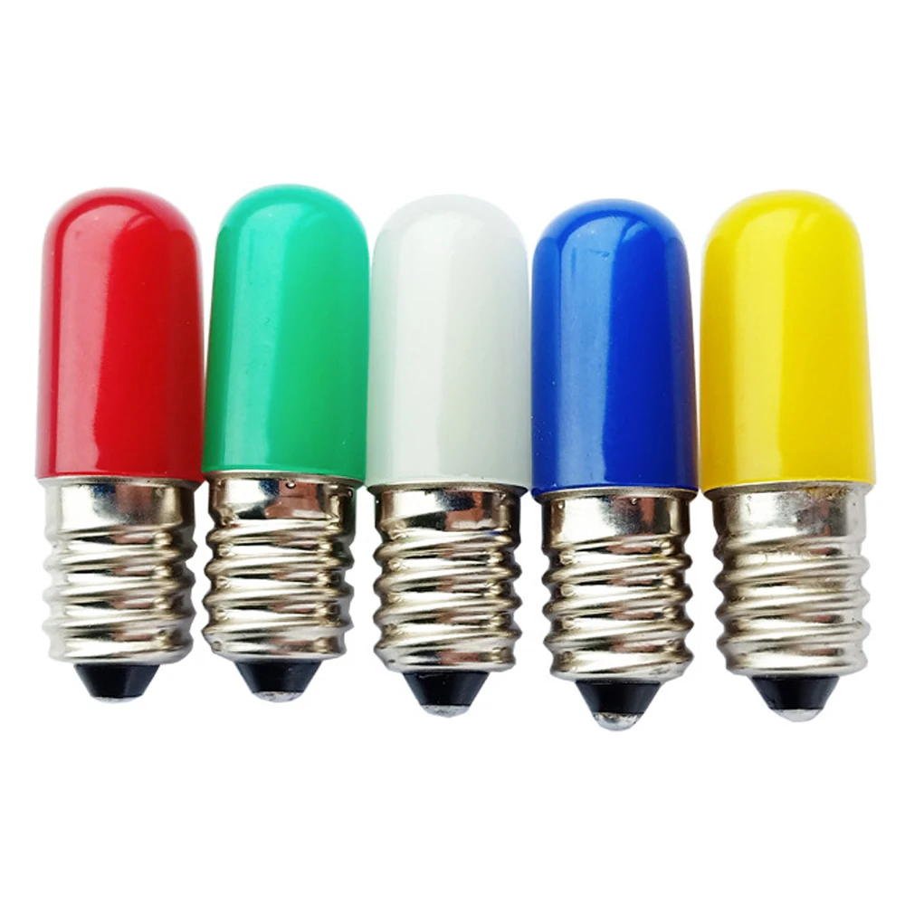 Mini 2W LED Filament Bulb T15 E12 E14 COB LED Freezer Lamp Red Green Blue Yellow Cool/Warm White Light for Microwave Oven