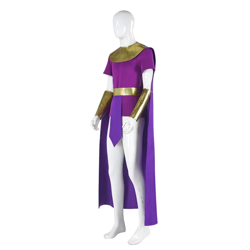 

Moloch Rorschach Cosplay Costume Movie Watchman Chapters Roleplay Purple Suit Men Cloak Outfits Halloween Carnival Party Clothes