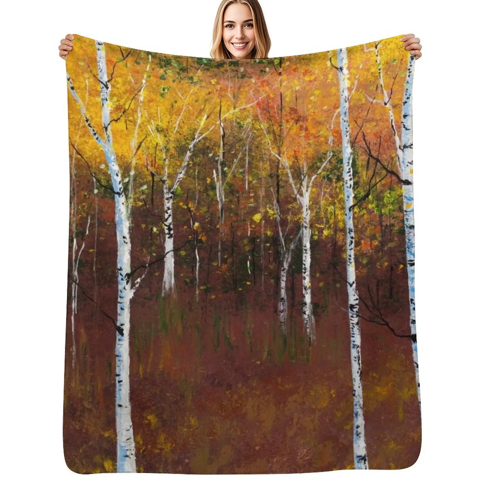 Until Spring Comes Around Throw Blanket Warm Throw Blanket Gift for Anniversary