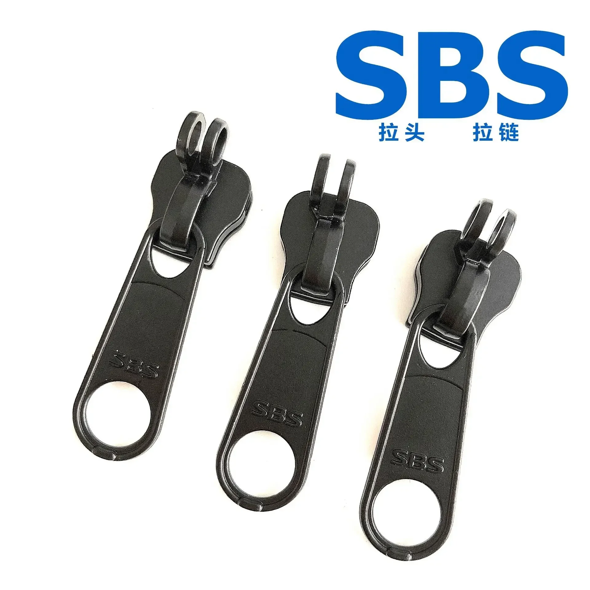 

SBS Keyhole Long Piece Slider No. 5, No. 8, No. 10 Home Textile Outdoor Luggage Tent Slider Zipper Repair 3 pieces