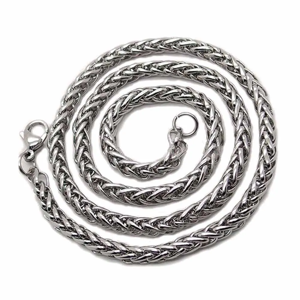 

Fashion Jewelry Stainless Steel Necklaces for Men Women Keel Chain Choker Necklace 3mm 24inch