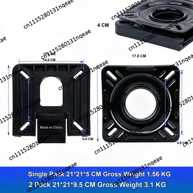 Marine Seat Quick Release Turntable Thickened Load-bearing Card Seat RV Yacht Hardware Accessories
